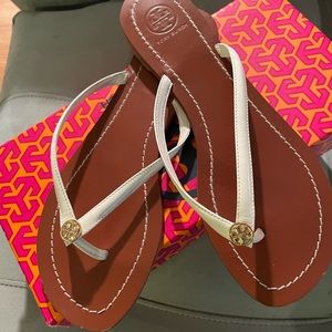 Tory Burch Terra sandal white size 9